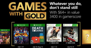 Games with Gold Juillet 2018